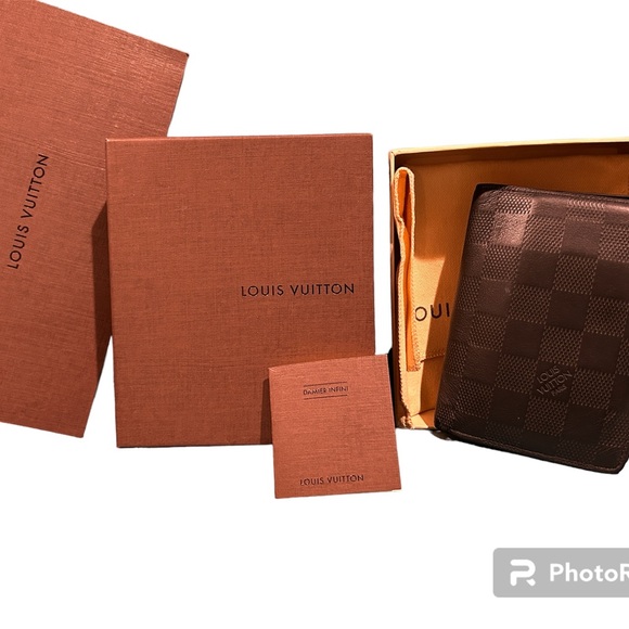 Louis Vuitton Damier Infini Portedeuille James Billfold Onyx N63007 Wallet - Picture 14 of 15
